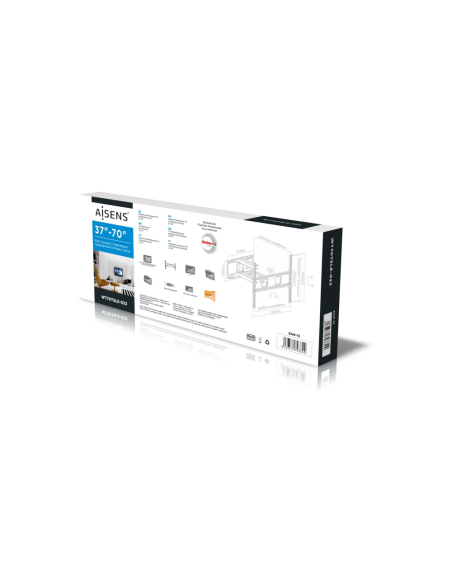 AISENS WT70TSLE-023 soporte para TV 177,8 cm (70") Negro