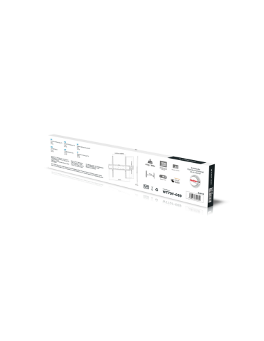 AISENS Soporte Eco Ultra Delgado Para Monitor/?? 40kg De 37-70, Negro