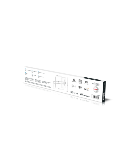 AISENS Soporte Eco Ultra Delgado Para Monitor/?? 40kg De 37-70, Negro