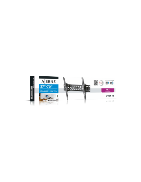 AISENS WT70T-019 soporte para TV 177,8 cm (70") Negro
