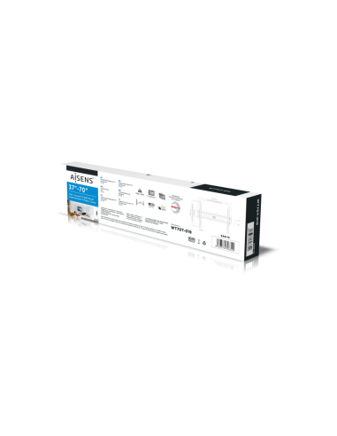 AISENS WT70T-019 soporte para TV 177,8 cm (70") Negro