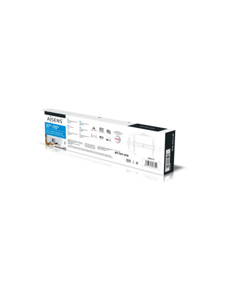 AISENS WT70T-019 soporte para TV 177,8 cm (70") Negro