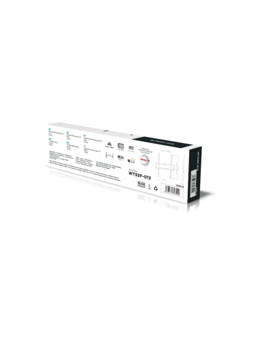 AISENS WT55F-013 soporte para TV 139,7 cm (55") Negro