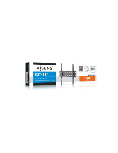 AISENS WT55F-013 soporte para TV 139,7 cm (55") Negro