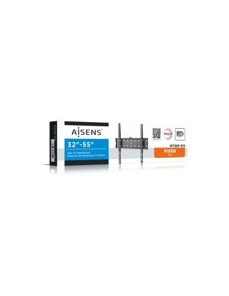 AISENS WT55F-013 soporte para TV 139,7 cm (55") Negro