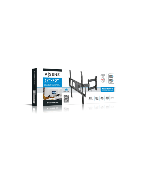 AISENS WT70TSLE-021 soporte para TV 177,8 cm (70") Negro