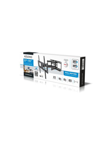 AISENS WT70TSLE-027 soporte para TV 177,8 cm (70") Negro