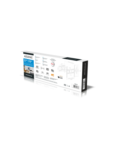 AISENS WT70TSLE-027 soporte para TV 177,8 cm (70") Negro