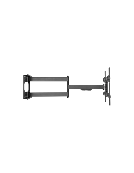 AISENS Soporte Pro Giratorio, Inclinable Y Nivelable Para Monitor/tv 50kg De 43-80, Negro