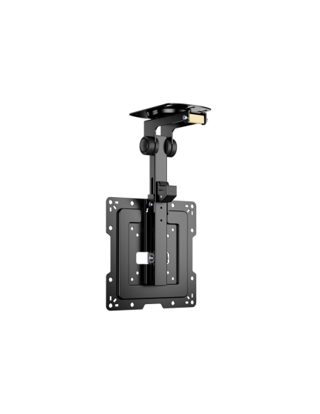 AISENS Soporte de Techo Giratorio, Plegable para Monitor/TV 20Kg de 19-43, Negro