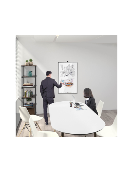 AISENS Soporte ECO en Formato Vertical / Horizontal para Monitor/TV 50Kg de 37-80, Negro