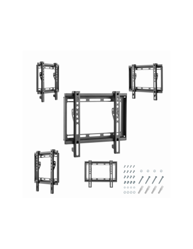 Gembird WM-42F-04 soporte para TV 106,7 cm (42") Negro