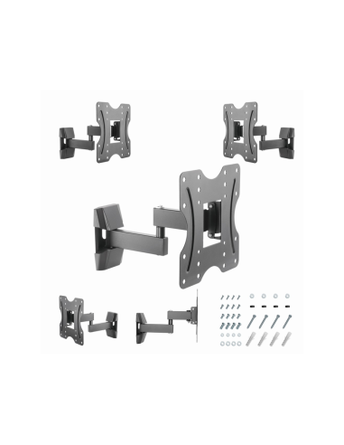 Gembird WM-42ST-01 soporte para TV 106,7 cm (42") Negro