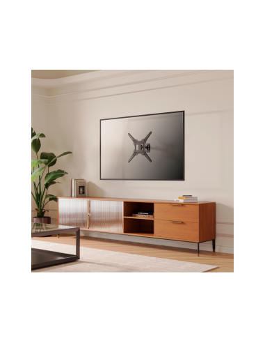 AISENS Soporte Eco Giratorio, Inclinable Para Monitor/TV 30kg (2 Pivotes) De 23-55, Negro