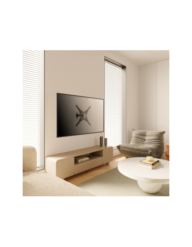 AISENS Soporte Eco Giratorio, Inclinable Para Monitor/TV 30kg (2 Pivotes) De 23-55, Negro