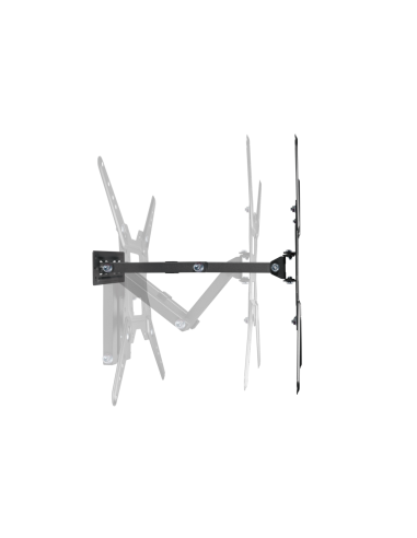 AISENS Soporte Eco Giratorio, Inclinable Para Monitor/TV 30kg (3 Pivotes) De 23-55, Negro