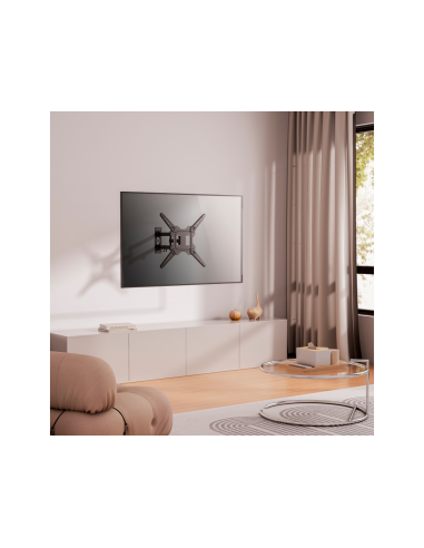 AISENS Soporte Eco Giratorio, Inclinable Para Monitor/TV 30kg (3 Pivotes) De 23-55, Negro