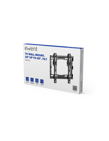 Ewent EW1506 soporte para TV 106,7 cm (42") Negro