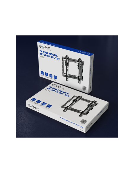 Ewent EW1506 soporte para TV 106,7 cm (42") Negro