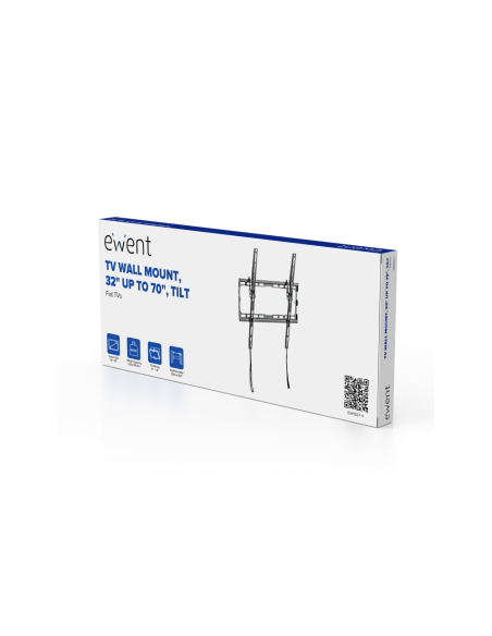 Ewent EW1507 soporte para TV 177,8 cm (70") Negro