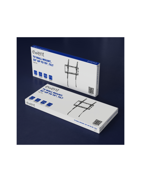 Ewent EW1507 soporte para TV 177,8 cm (70") Negro