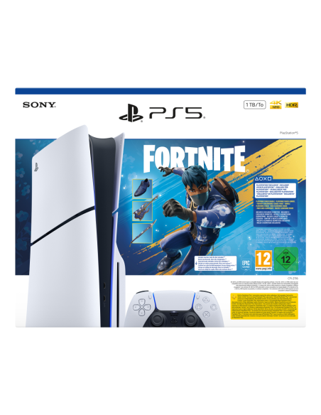 Sony PlayStation 5 - Fortnite Flowering Chaos Bundle 1 TB Wifi Negro, Blanco