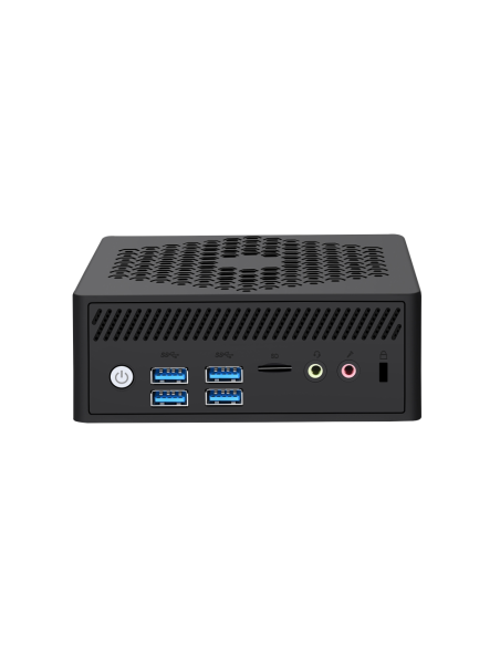 Leotec LEMPC09 PC/estación de trabajo barebone Cubo Negro