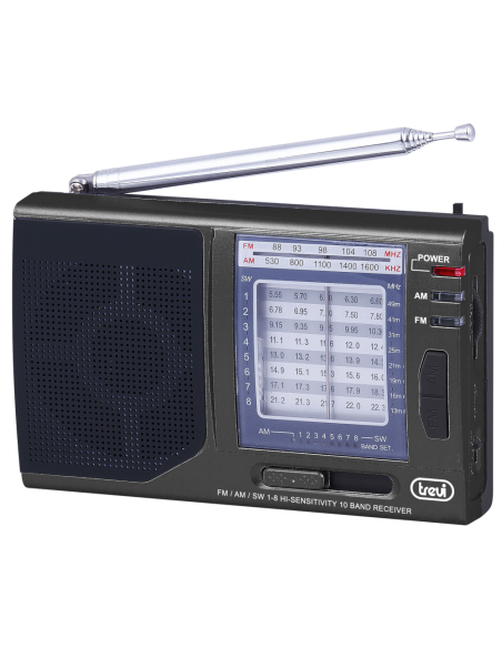 Trevi MB 728 Portátil Analógica Negro