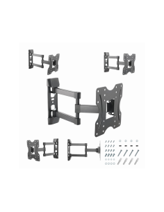 Gembird WM-42ST-02 soporte para TV 106,7 cm (42") Negro