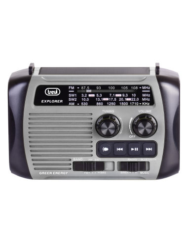 Trevi RA 7F30 BT Portátil Analógica Negro, Gris