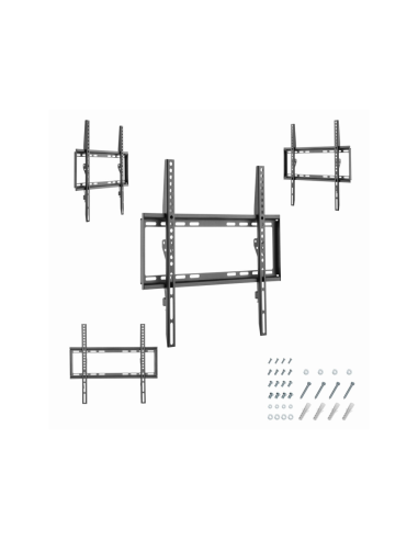 Gembird WM-55F-04 soporte para TV 139,7 cm (55") Negro