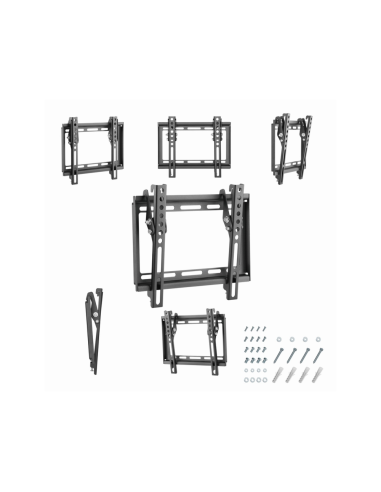 Gembird WM-42T-04 soporte para TV 106,7 cm (42") Negro