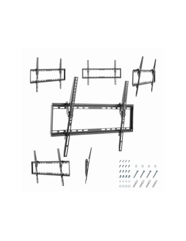 Gembird WM-70T-03 soporte para TV 177,8 cm (70") Negro