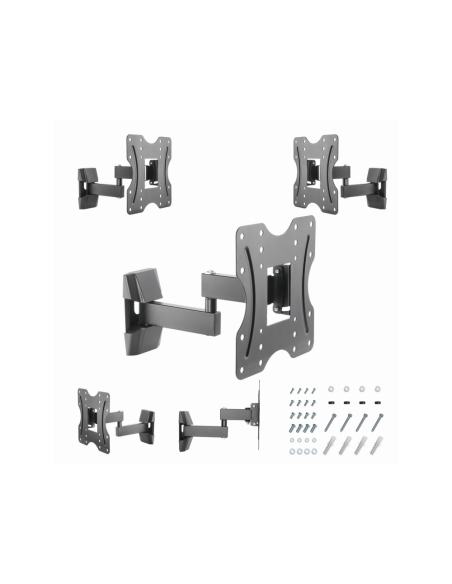 Gembird WM-42ST-01 soporte para TV 106,7 cm (42") Negro