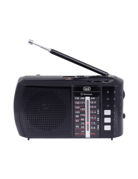 Trevi 0RA7F2000 radio Portátil Analógico y digital Negro