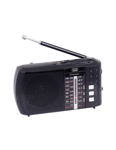 Trevi 0RA7F2000 radio Portátil Analógico y digital Negro