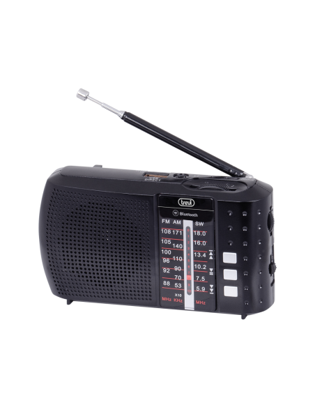 Trevi 0RA7F2000 radio Portátil Analógico y digital Negro