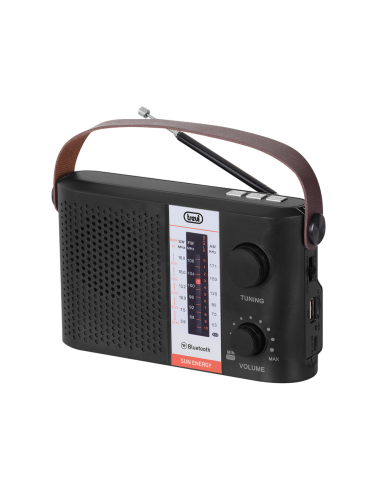 Trevi RA 7F25 BT Portátil Analógico y digital Negro