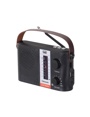 Trevi RA 7F25 BT Portátil Analógico y digital Negro