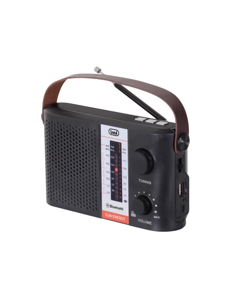 Trevi RA 7F25 BT Portátil Analógico y digital Negro