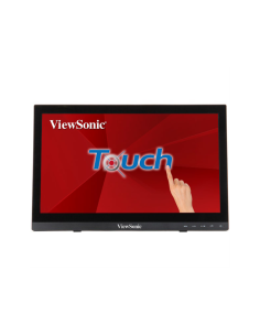 Viewsonic TD1630-3 pantalla para PC 39,6 cm (15.6") 1366 x 768 Pixeles HD LCD Pantalla táctil Multi-usuario Negro
