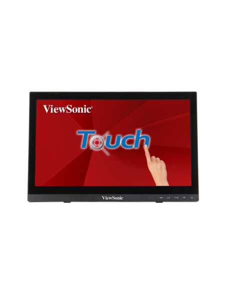 Viewsonic TD1630-3 pantalla para PC 39,6 cm (15.6") 1366 x 768 Pixeles HD LCD Pantalla táctil Multi-usuario Negro