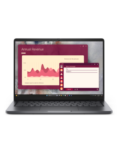 DELL Pro 14 PC14250 Intel Core 5 120U Portátil 35,6 cm (14") Full HD+ 16 GB DDR5-SDRAM 512 GB SSD Wi-Fi 6E (802.11ax) Windows 11