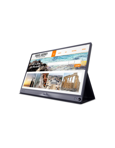 ASUS ZenScreen MB16AC pantalla para PC 39,6 cm (15.6") 1920 x 1080 Pixeles Full HD LED Gris