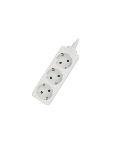 Ewent EW3958 base múltiple 1,5 m 3 salidas AC Interior Blanco
