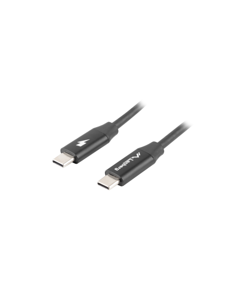 Lanberg CA-CMCM-40CU-0018-BK cable USB USB 2.0 1,8 m USB C Negro