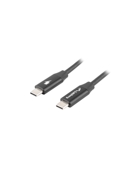 Lanberg CA-CMCM-40CU-0010-BK cable USB USB 2.0 1 m USB C Negro