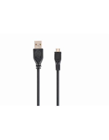 Gembird CCP-MUSB2-AMBM-1M cable USB USB 2.0 Micro-USB B USB A Negro