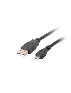 Lanberg CA-USBM-10CC-0018-BK cable USB USB 2.0 1,8 m Micro-USB B USB A Negro