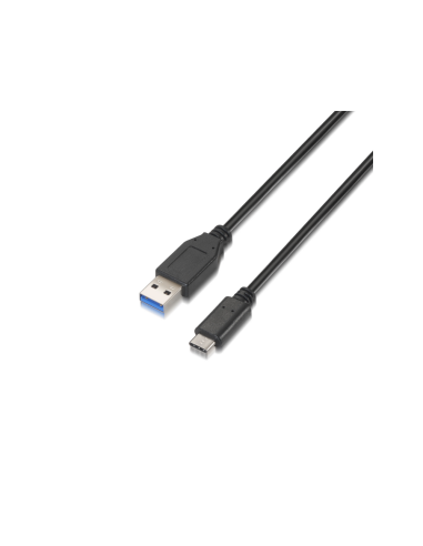 AISENS A107-0060 cable USB USB 3.2 Gen 2 (3.1 Gen 2) 1 m USB A USB C Negro